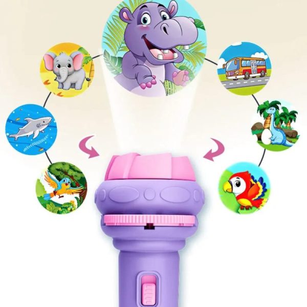 Baby Projector Torch 3cards Cartoon