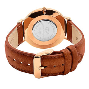 DW Leather Strap Men Wrist Watch